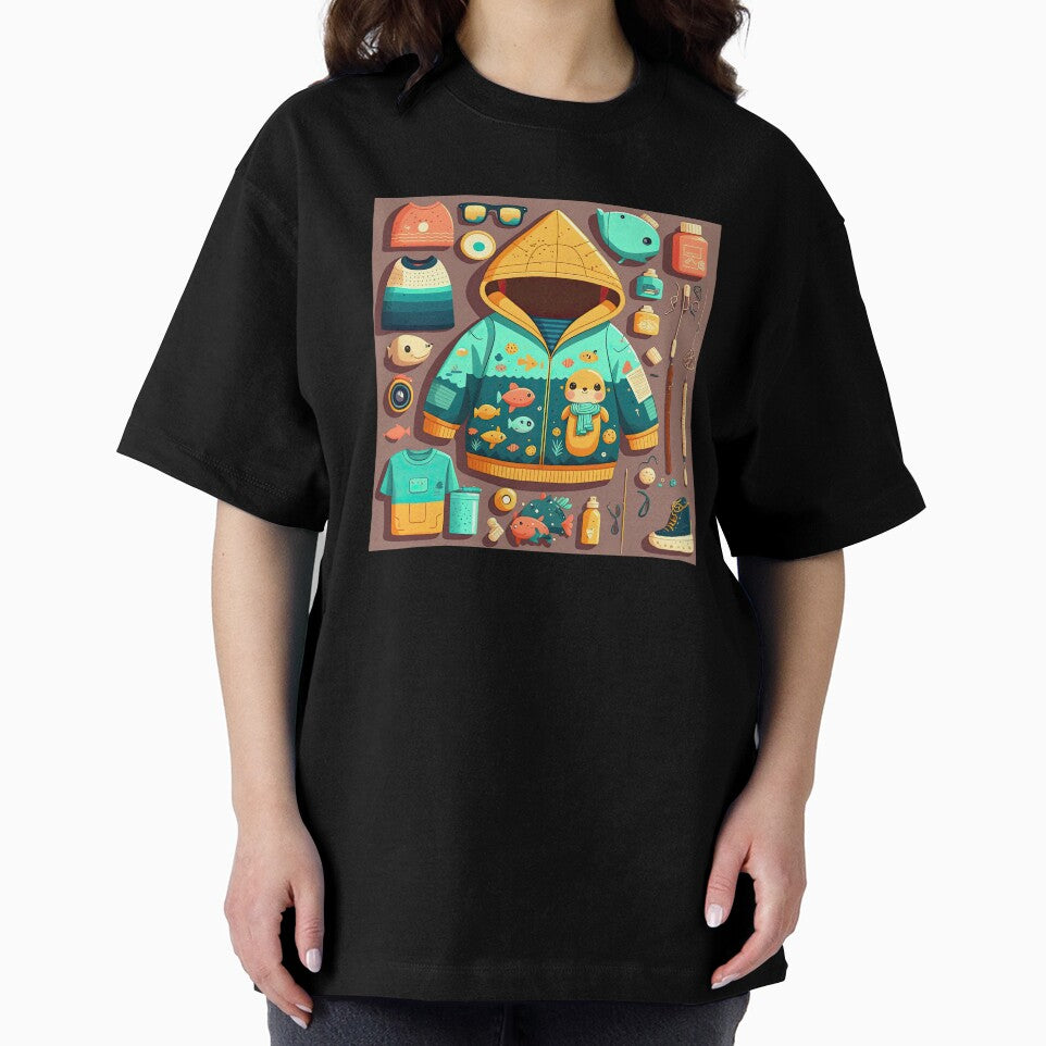 Fishing Gear Clothes: Hooked On Fishing Pattern by ultra-cute