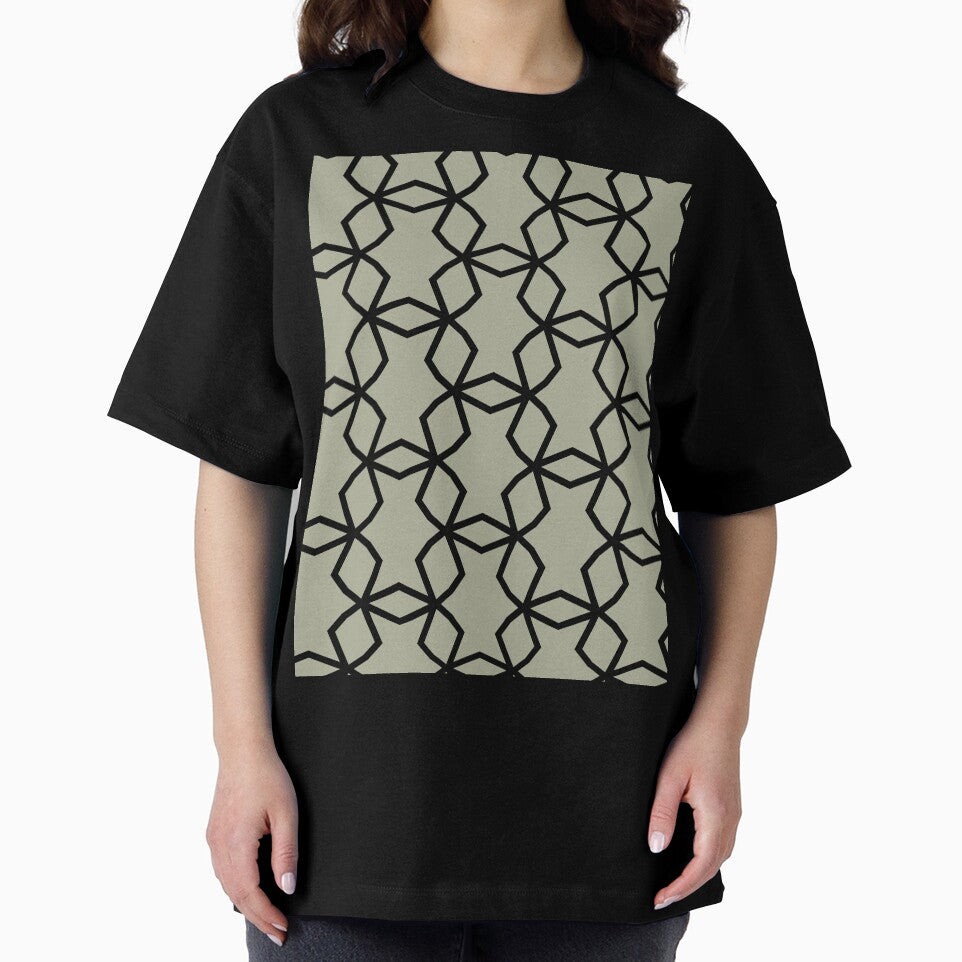 Green and Black Geometric Shape Mosaic Pattern Coordinates w/ PPG 2022 Color of the Year Olive Sprig PPG1125-4 - Colour Trends - Hue - Shade by ColorOfTheYears