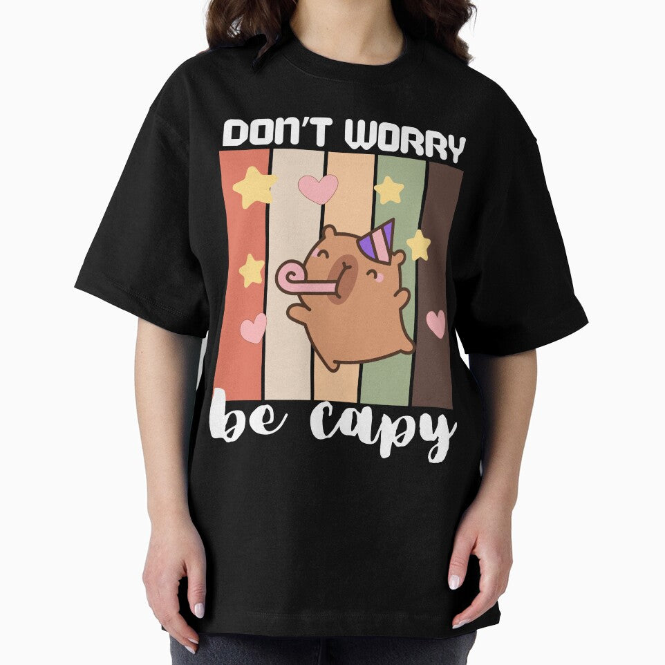 It’s Okay Capybara – Funny Relaxed Vibes T-Shirt Design by MaybeeShirts