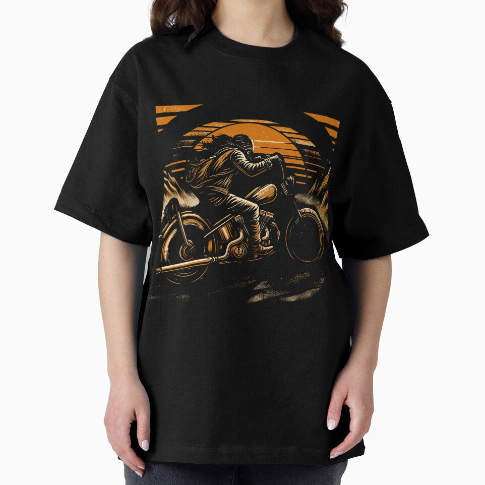 Ride Into the Sunset Biker Adventure by IWEARUWEAR