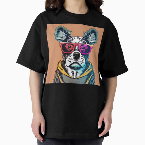 A dog in oversized sunglasses by Boxing Kangaroo Retail Company