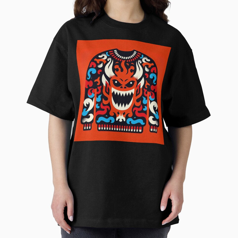 Scary Halloween - Ugly Sweater Art - 015 by sagaofsilence
