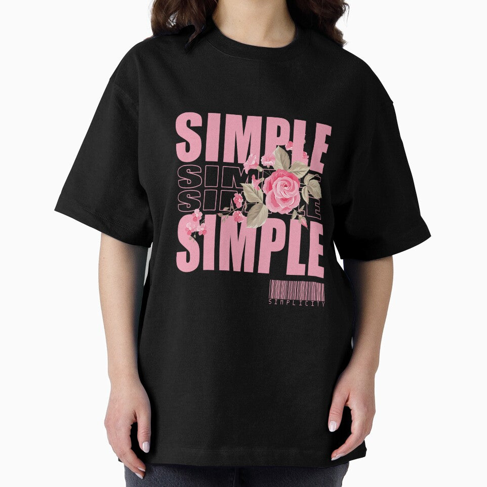 Simple Typography Flower Simplicity by EN-YJW