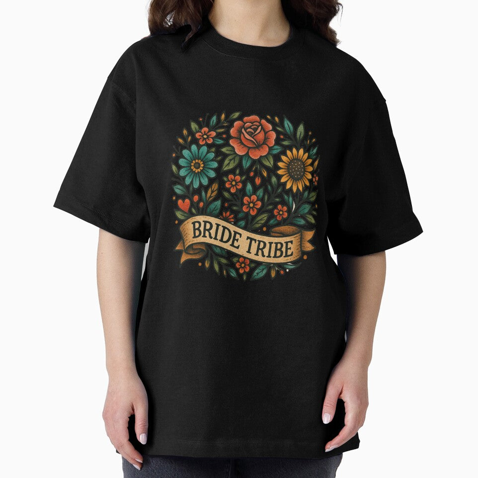 Bride Tribe Bridal Party Traditional Tattoo Flash style by SeeSquaredDesign