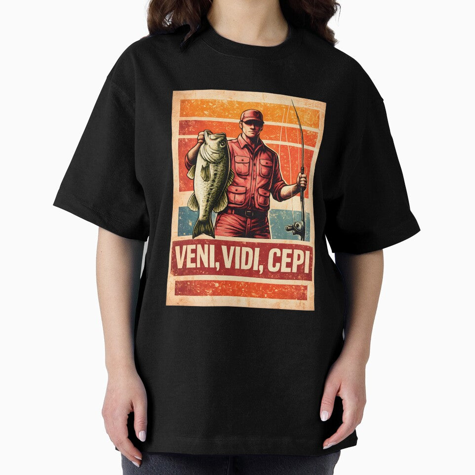 Veni Vidi Cepi – Latin Fishing Retro Design by SVALANART