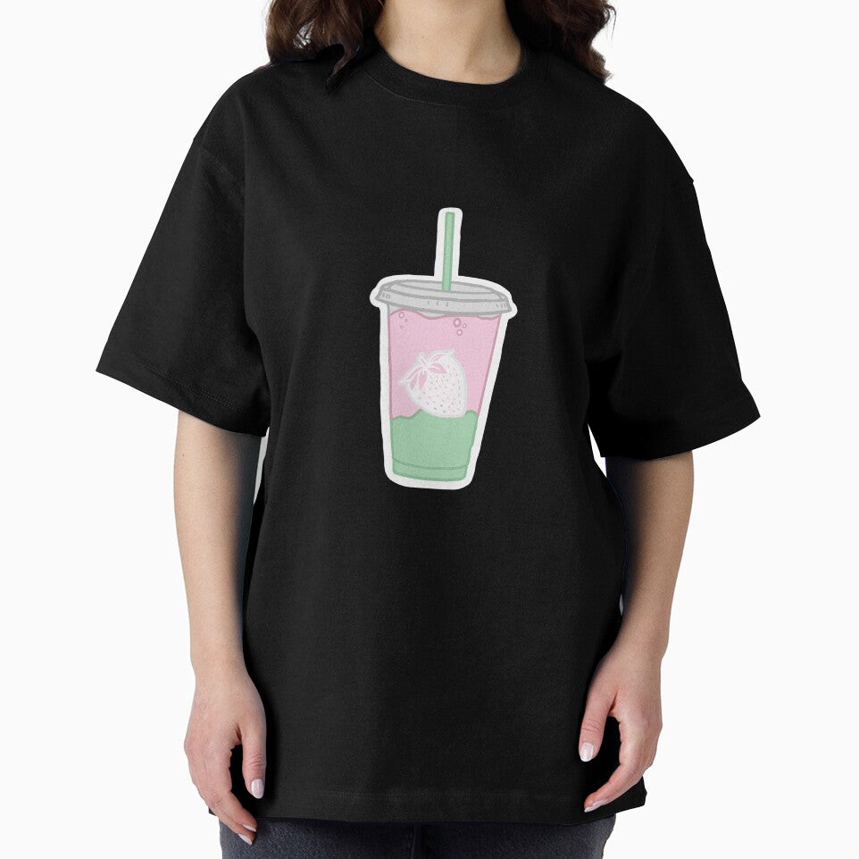 Pink Strawberry Matcha Iced Latte by Eleri’s Folder