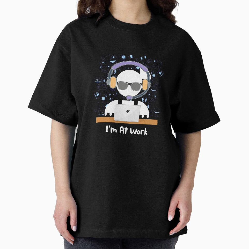 I'm At Work – Funny Remote Worker Design for Tech Lovers by Bianormal