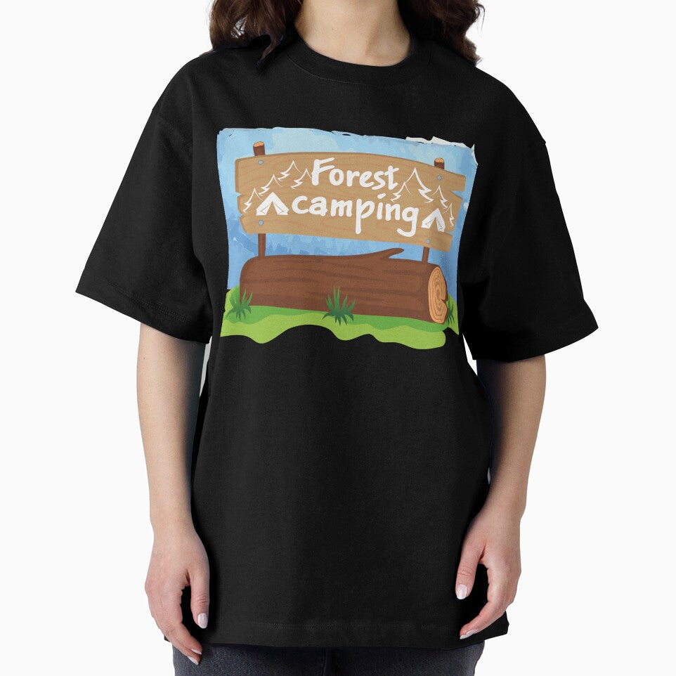 forest camping by schoolarts