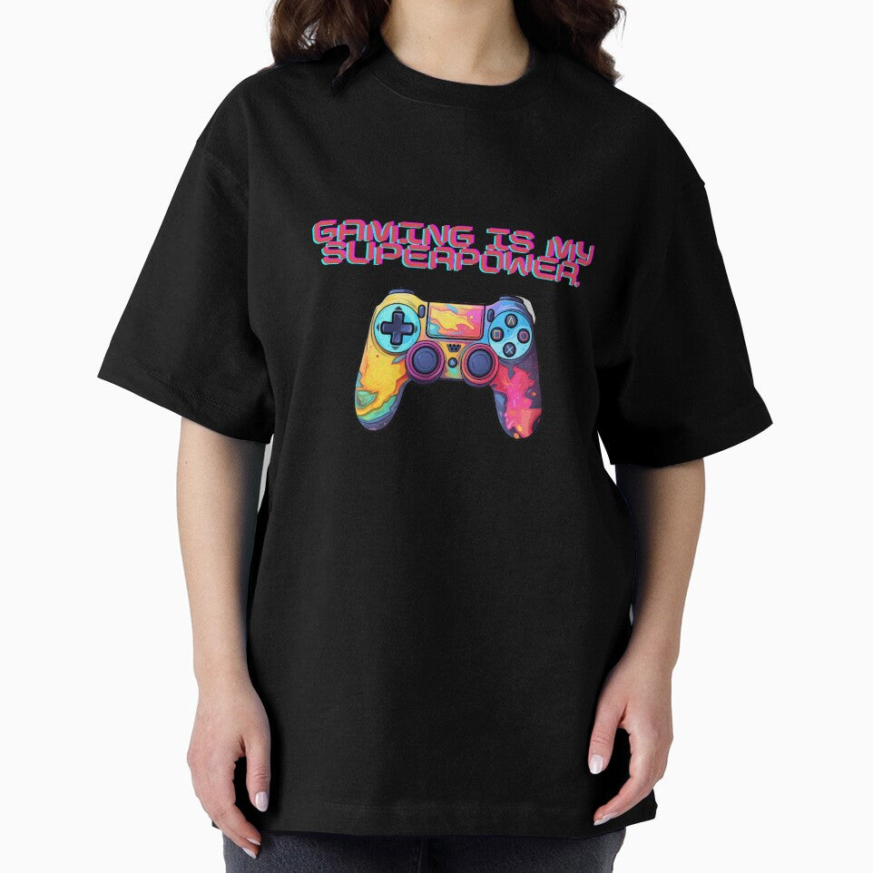 Gaming Is My Superpower | Sticker, T-Shirt by NicolasGlowArt