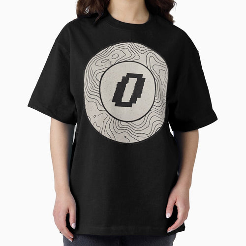 A minimalist contour map circle by Cosmic Dream Studio