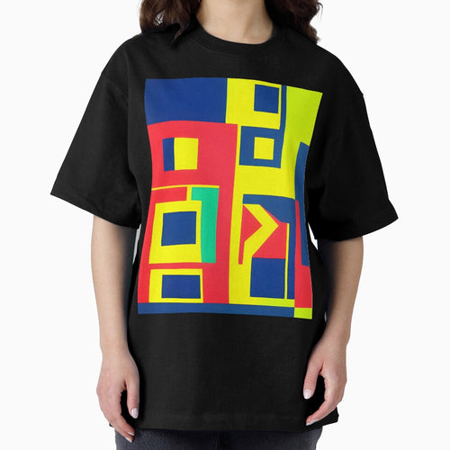Abstract mid century retro brightly coloured art design. by mahercara