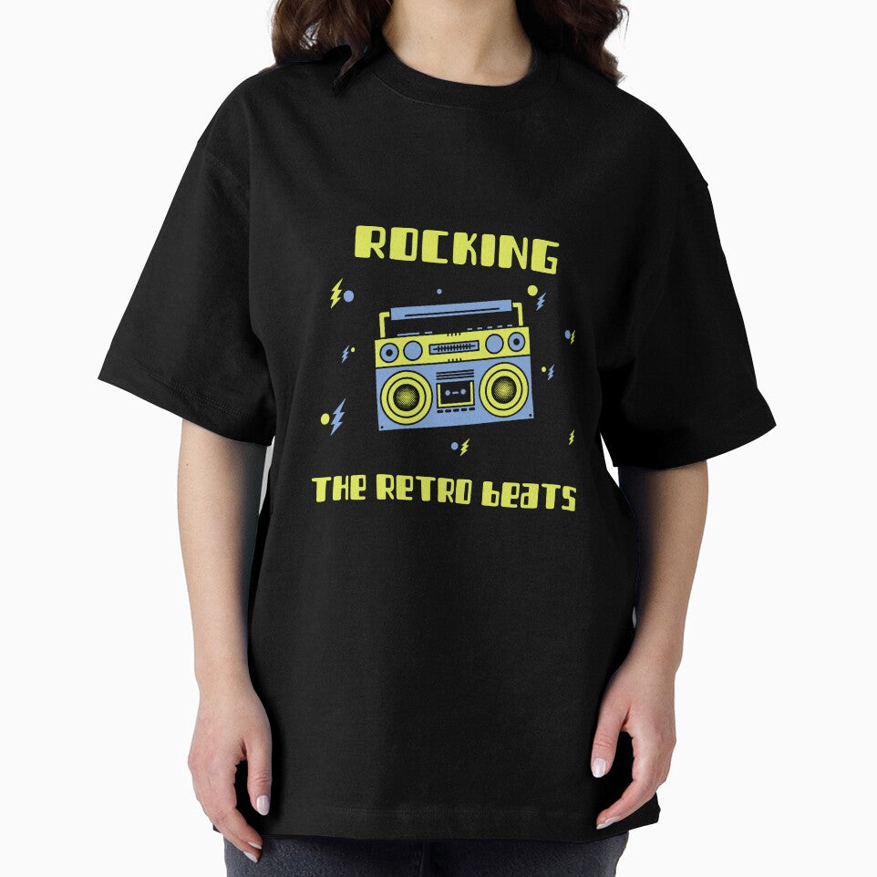 Retro Vintage 80s Music Lover Boombox by Palette Print