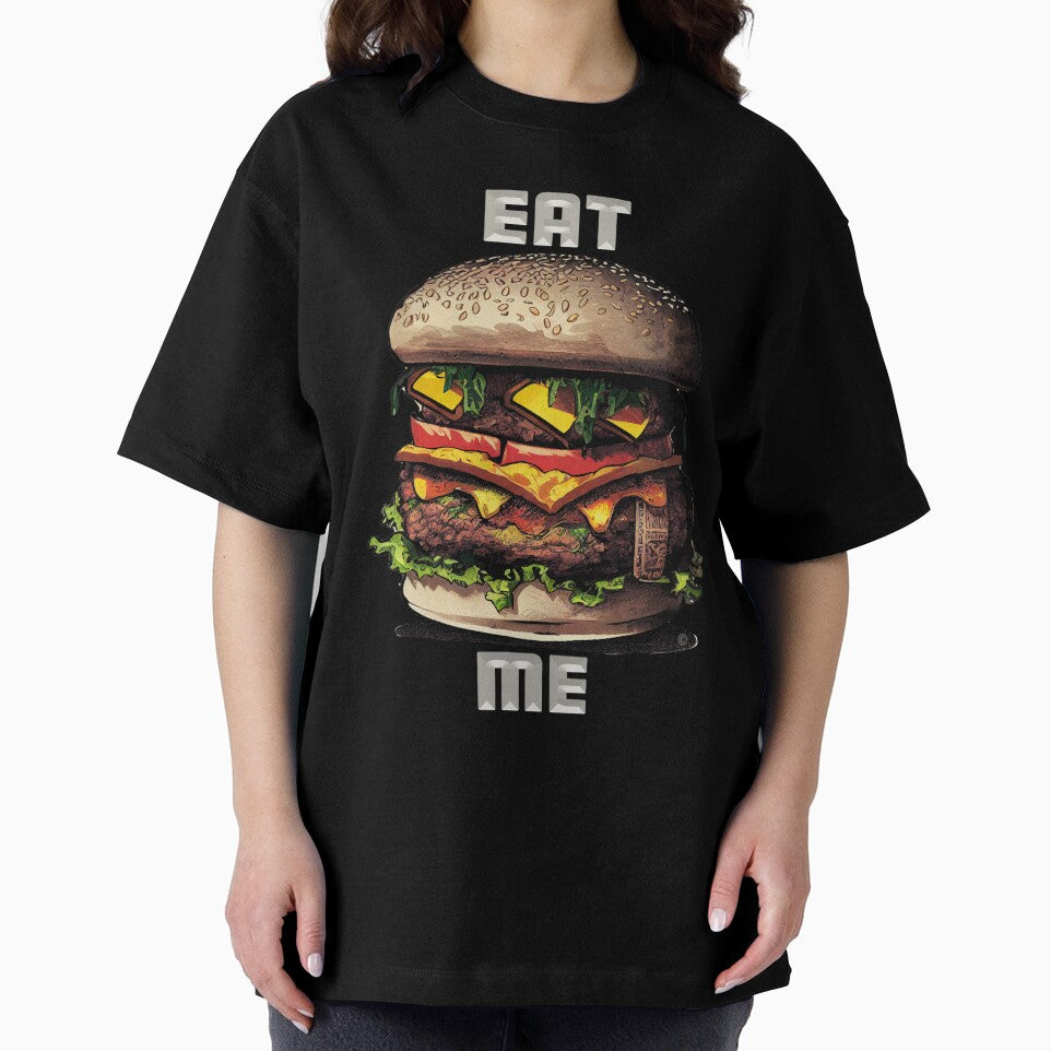 "EAT ME" Juicy Burger Tee by Thriving-Artist