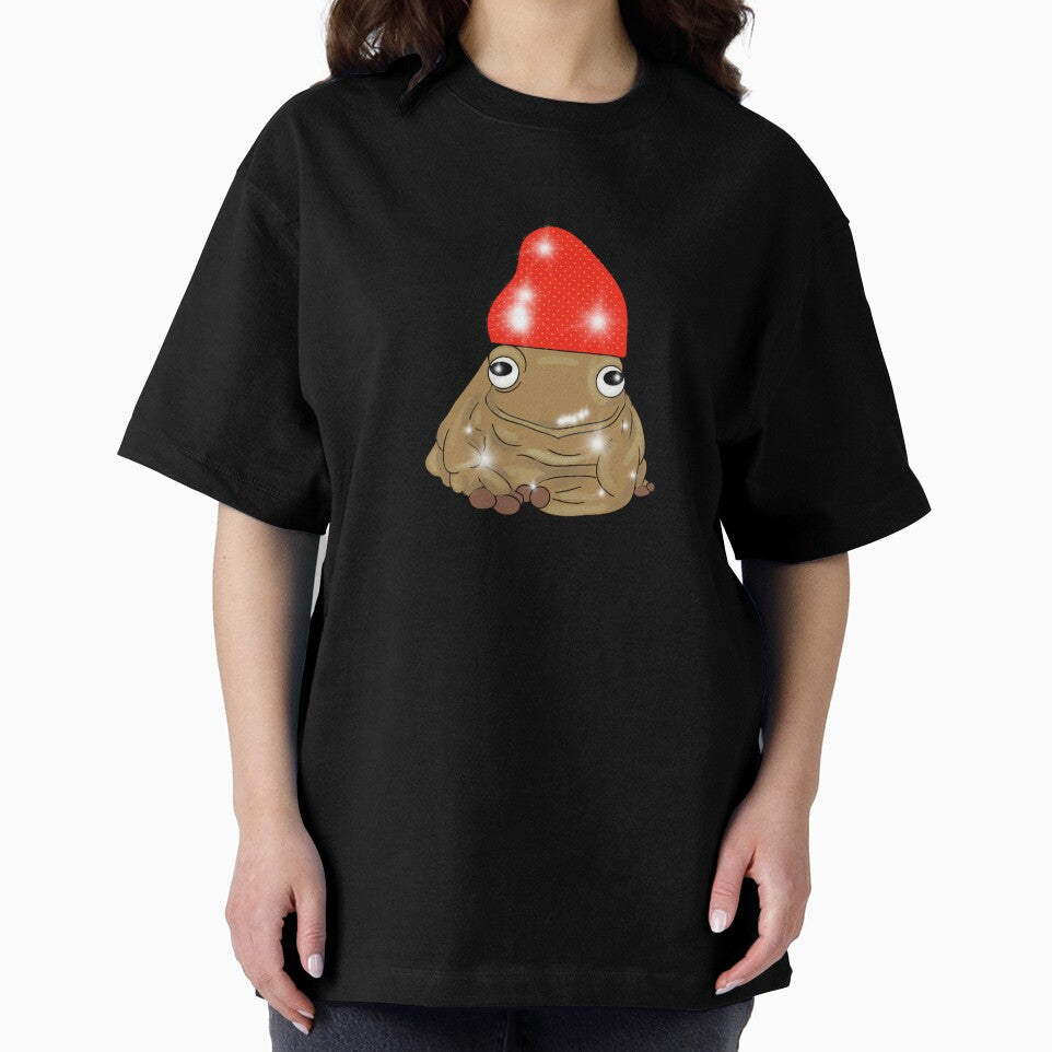 Cute frog with a strawberry on his head by Pixi-egirl