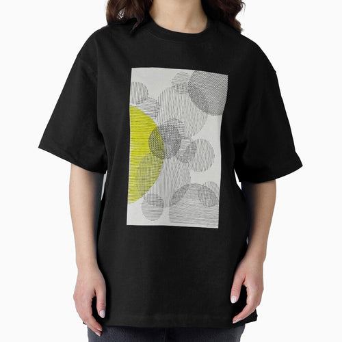 Abstract geometric composition lines overlapping mid century style by GriggsyArt