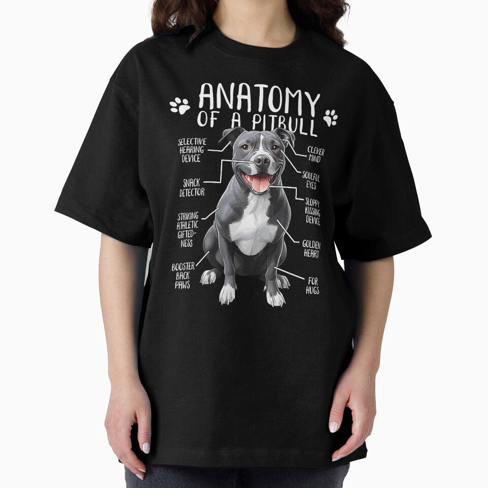 Funny Pitbull Anatomy American Pit Bull Terrier Dog Pittie Lover by lanynx design