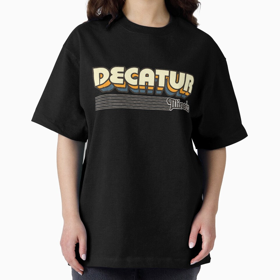 Decatur, Illinois | Retro Stripes by retroready