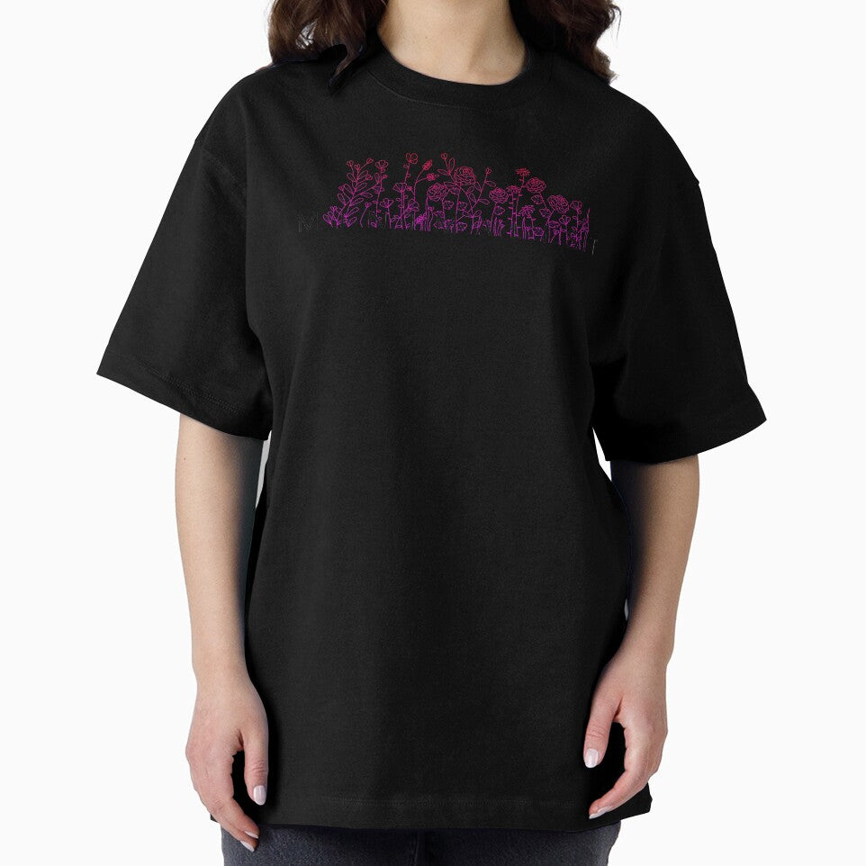 Minimalist Text - Single Line Floral Art | Minimalistic Flower Design by The Red Nox