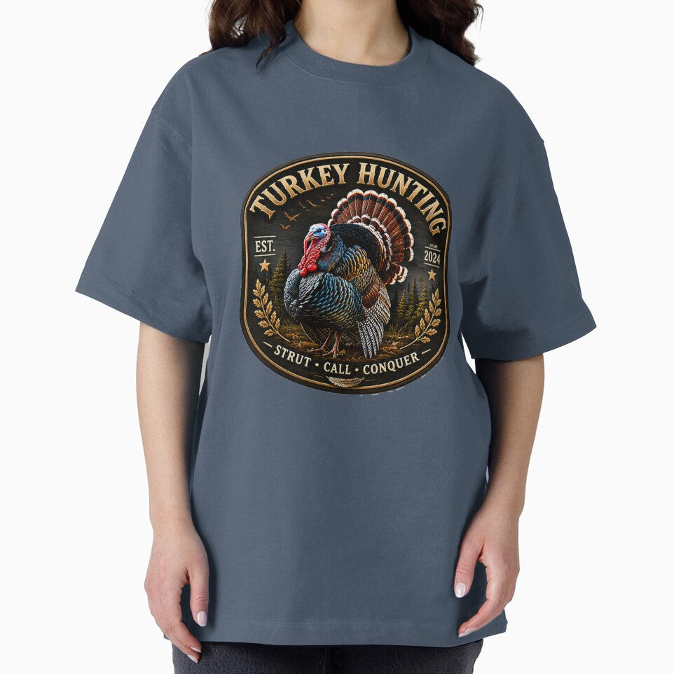 Midnight Strut Turkey Hunting Logo by TammyHunterArt