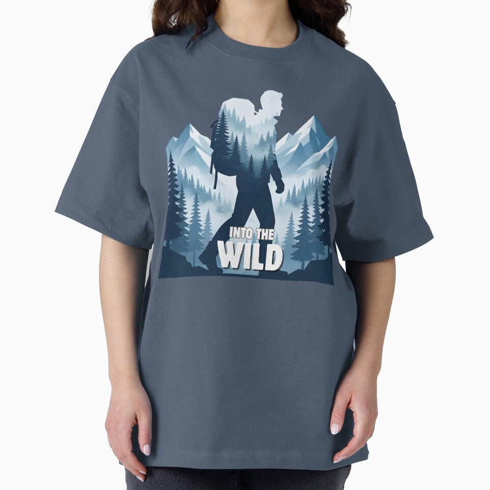 Into The Wild – Mountain Hiking & Backpacking Wilderness Adventure Design by ArcticFoxStudio
