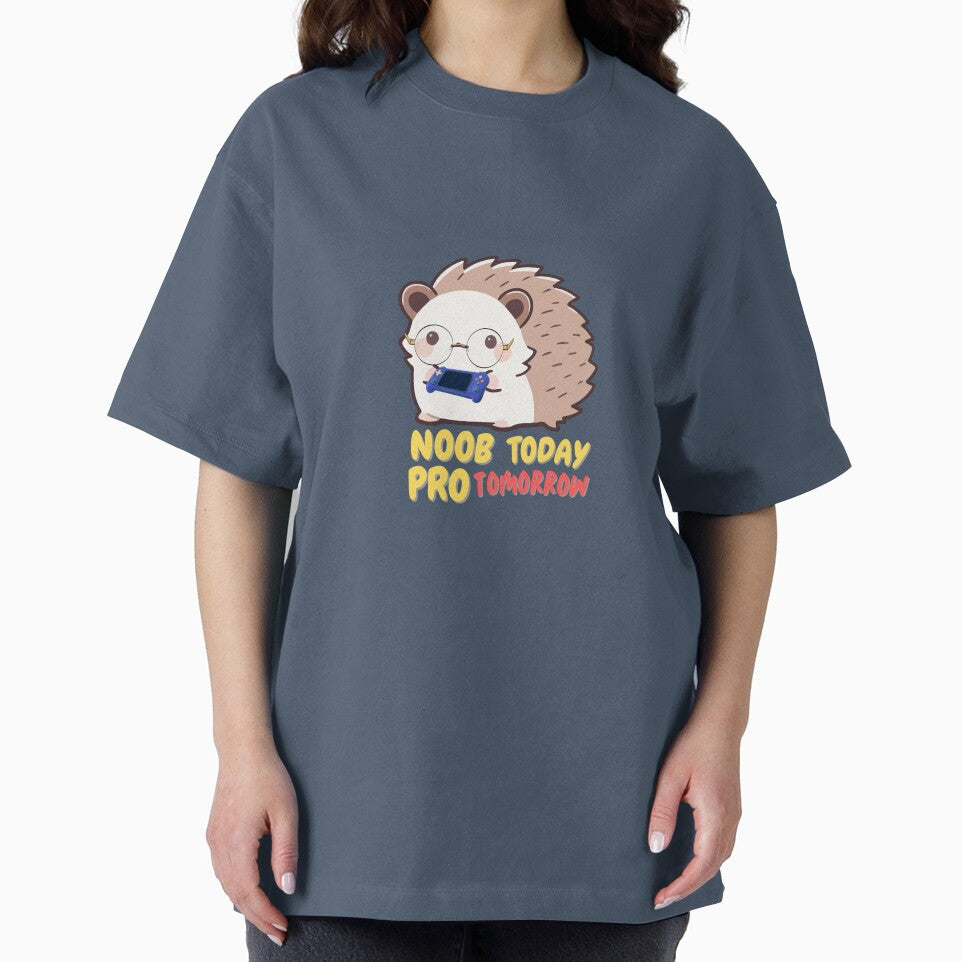 Noob Today, Pro Tomorrow ? Gamer Quote T-Shirt for Gamers by WallMuseStudio