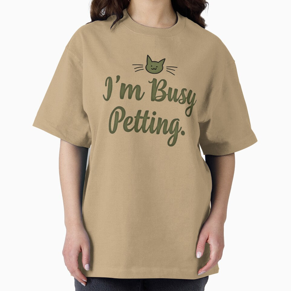 I’m Busy Petting – Funny Cat Developer for Programmers & Cat Lovers by FeelFreeStore