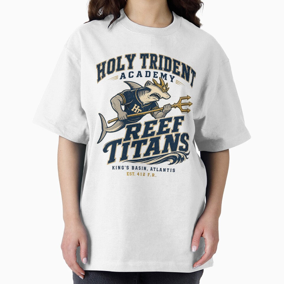 Holy Trident Reef Titans – Schools of Atlantis | Vintage Mascot by Boundliss