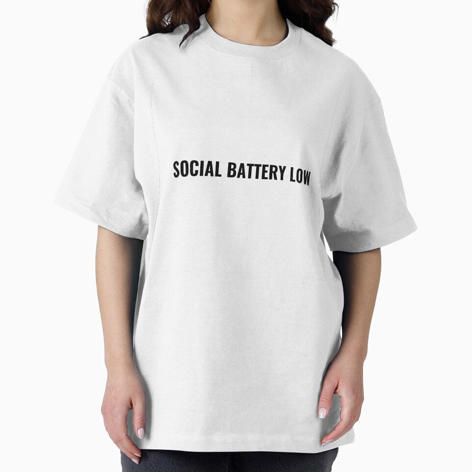 Social Battery Low T-Shirt – Funny Introvert Tee | Uncle Jichuan by Uncle-Jichuan