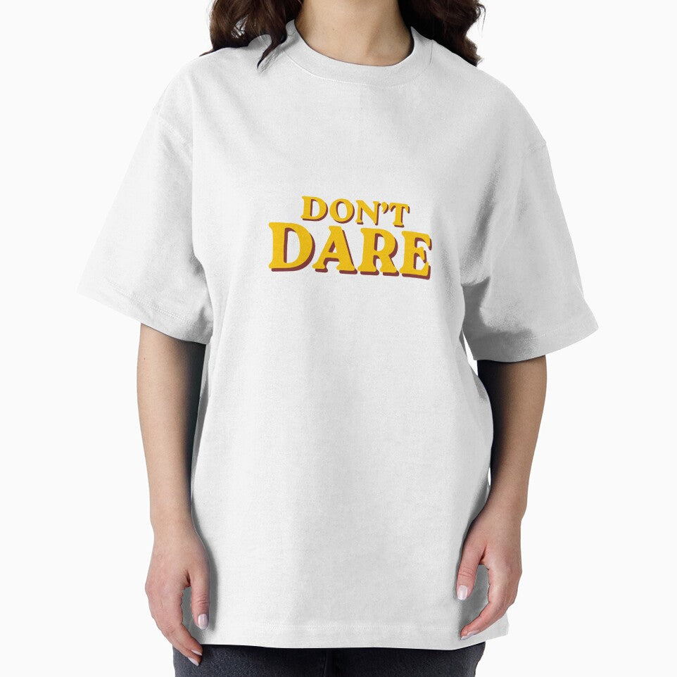 Don't Dare Retro Quote Artwork by FlowerBanks