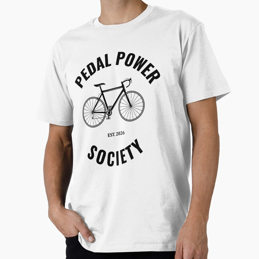Pedal Power Society Cycling Badge - Urban Bike Club Design by ChainPower