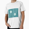 Mid Century Modern Geometric 72 in Teal Green (Rainbow and Sun Abstraction) by nineFlorals