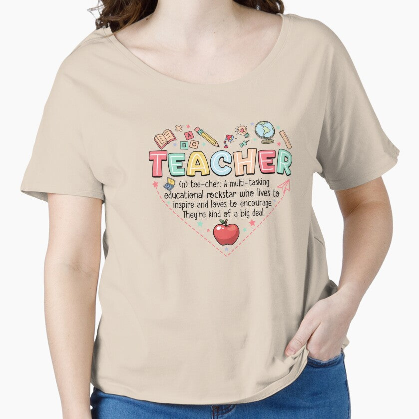 Teacher Definition Cute Appreciation Design by HasHs