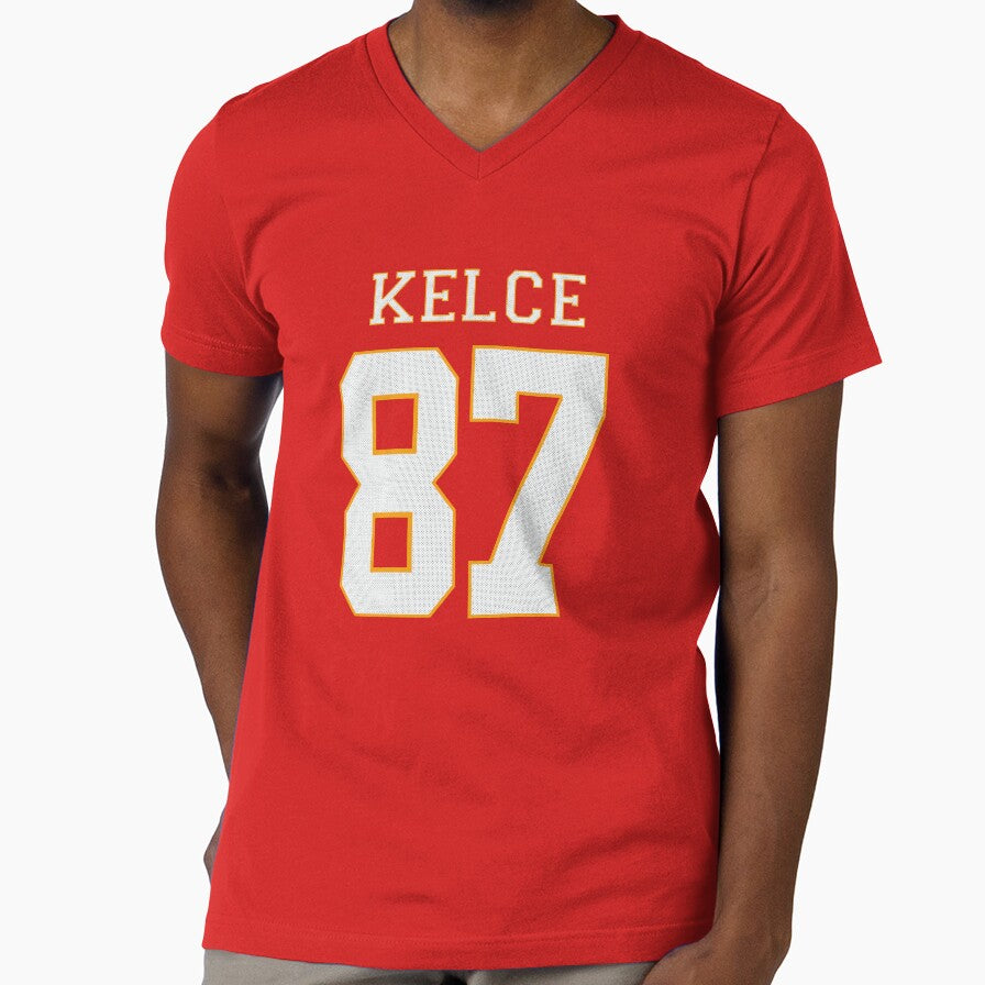 Travis Kelce: Football Legend Art by luckyDesign423