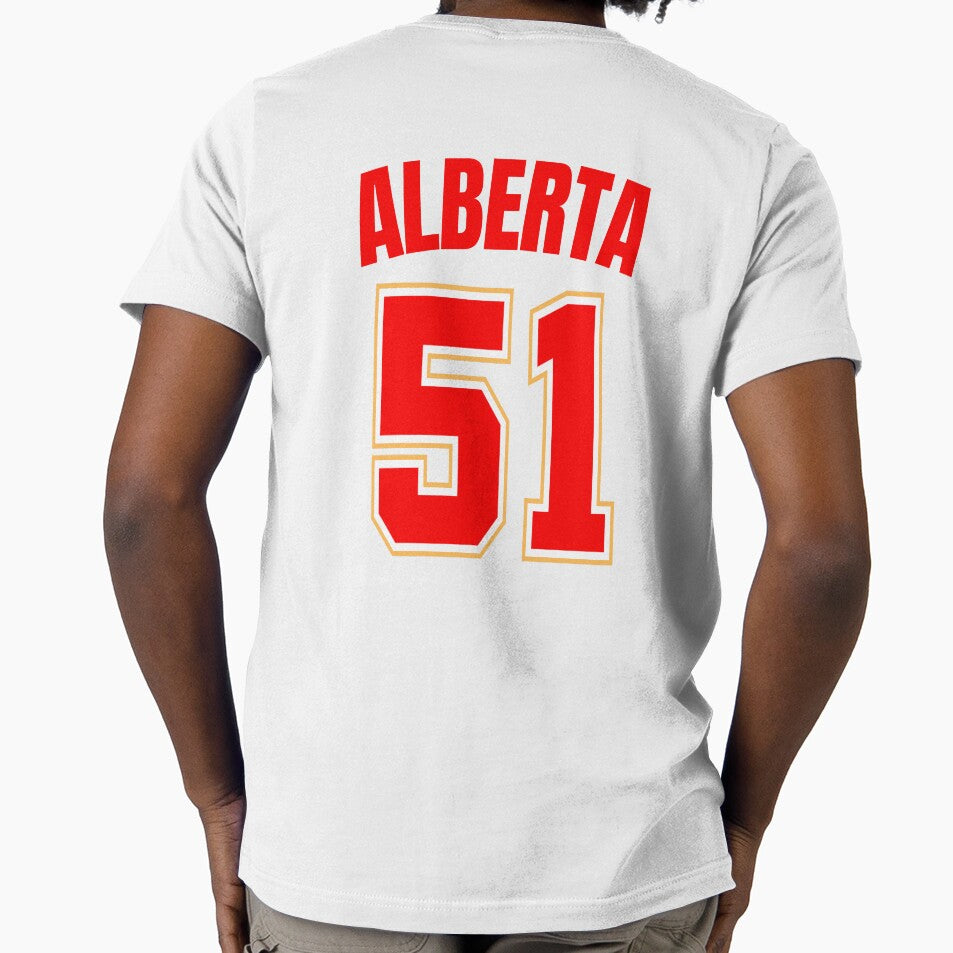 Alberta 51 Jersey Tee by Silence Scream Studio