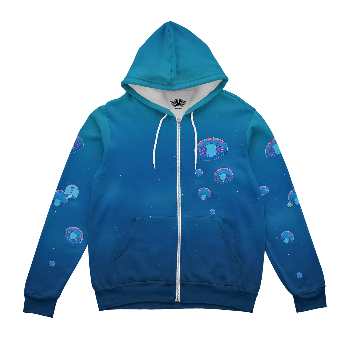 Under The Surface Zip Up Hoodie