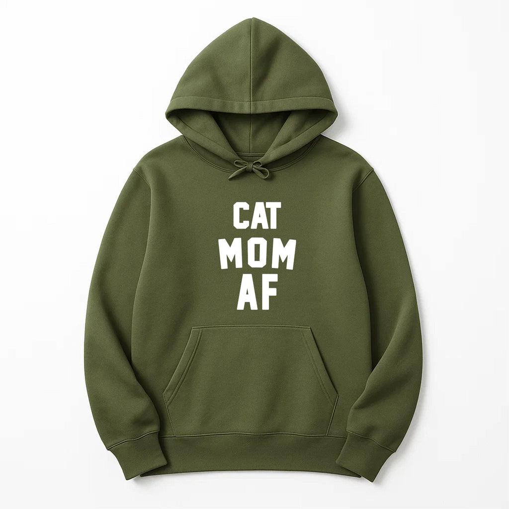 Unisex | Cat Mom AF | Pullover Hoodie