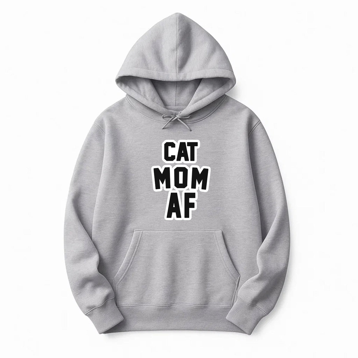 Unisex | Cat Mom AF | Pullover Hoodie