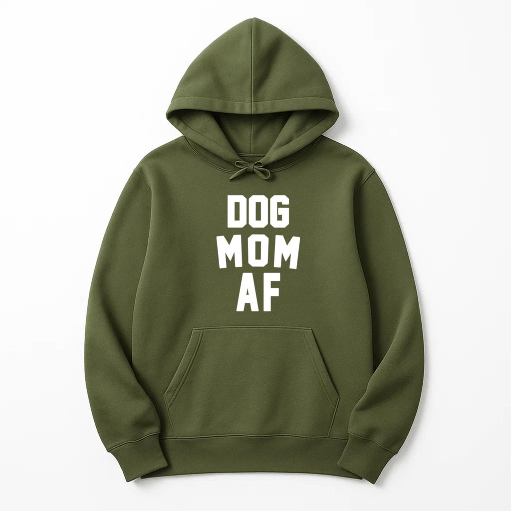 Unisex | Dog Mom AF | Pullover Hoodie