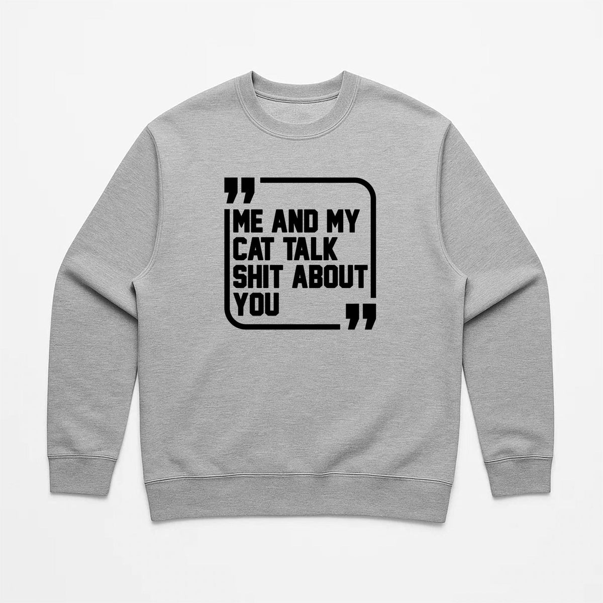 Unisex | Sh*t Talker-Cat | Crewneck Sweatshirt