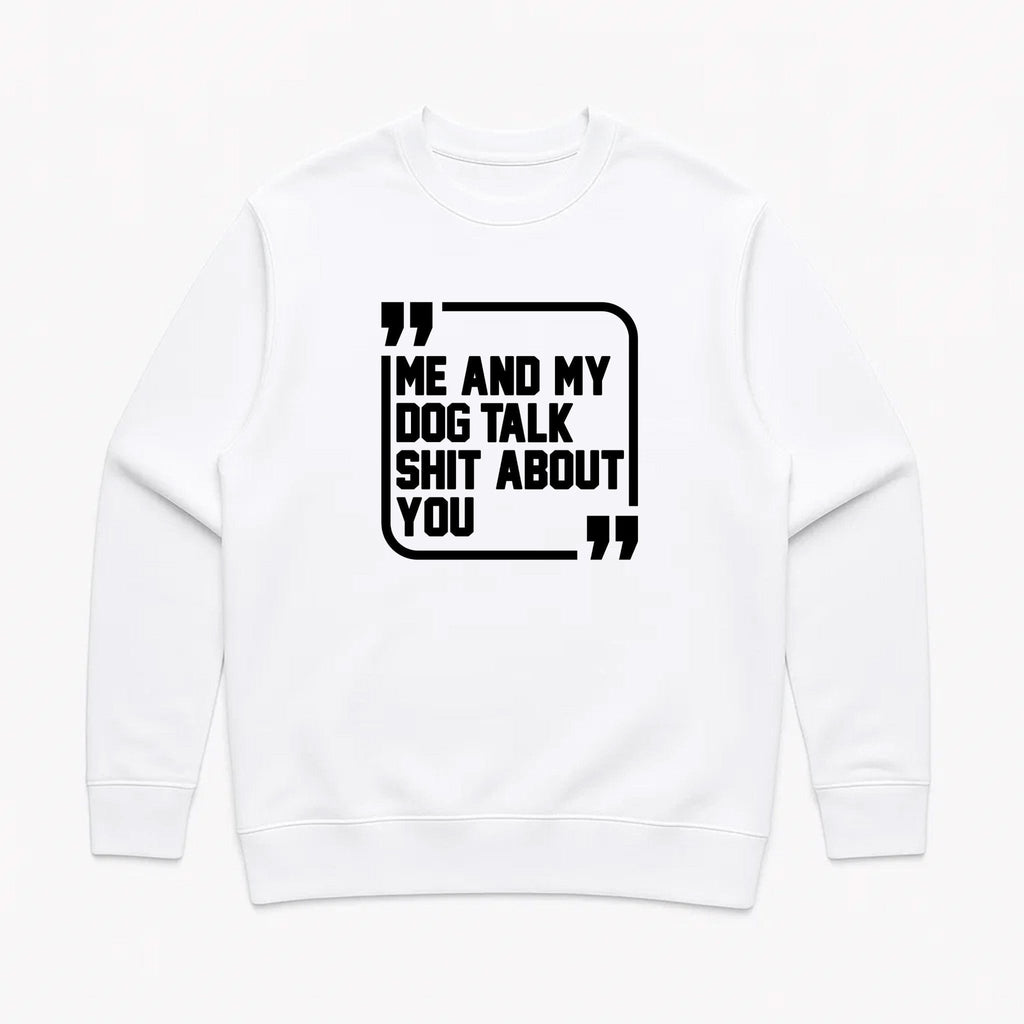 Unisex | Sh*t Talker-Dog | Crewneck Sweatshirt