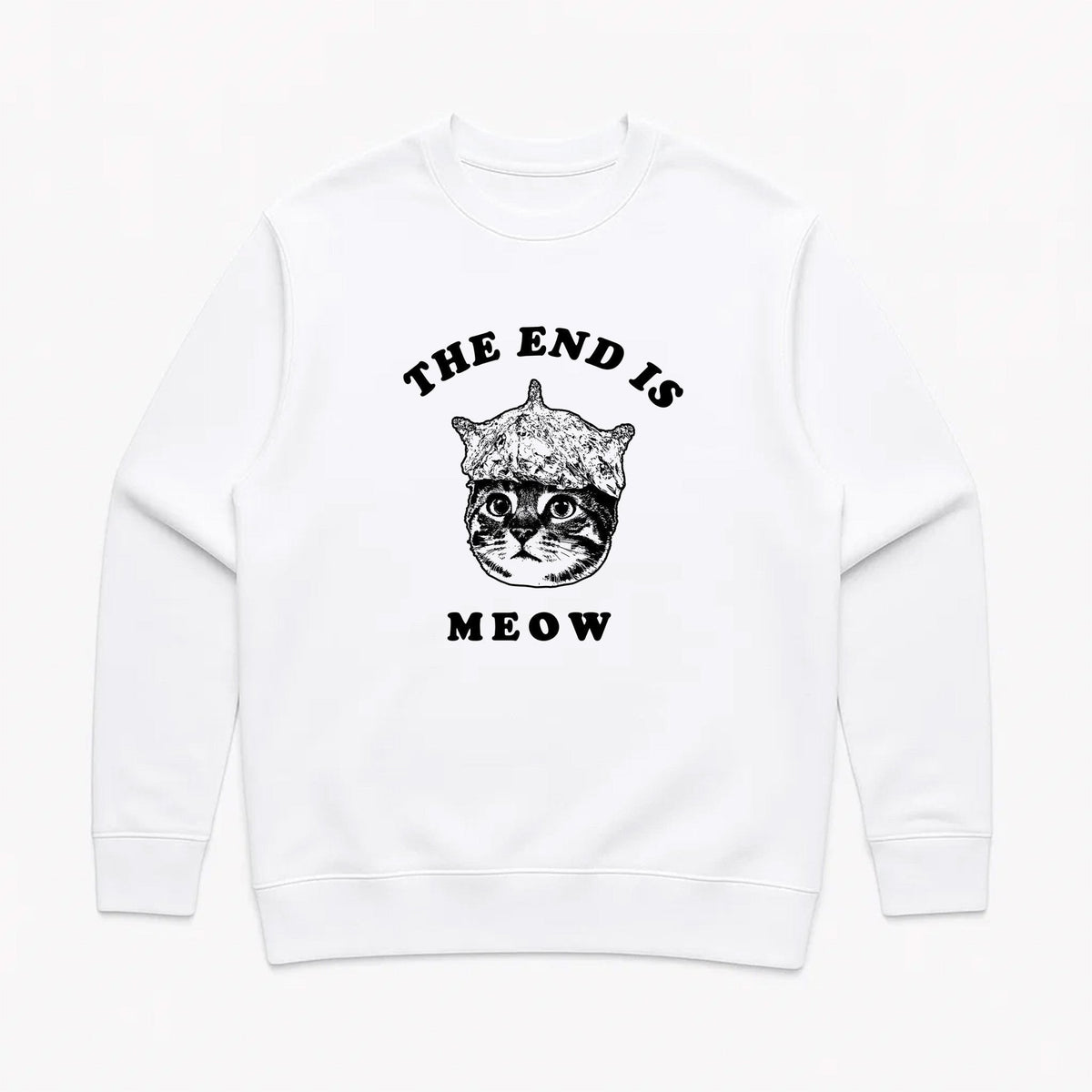 Unisex | The End Is Meow | Crewneck Sweatshirt