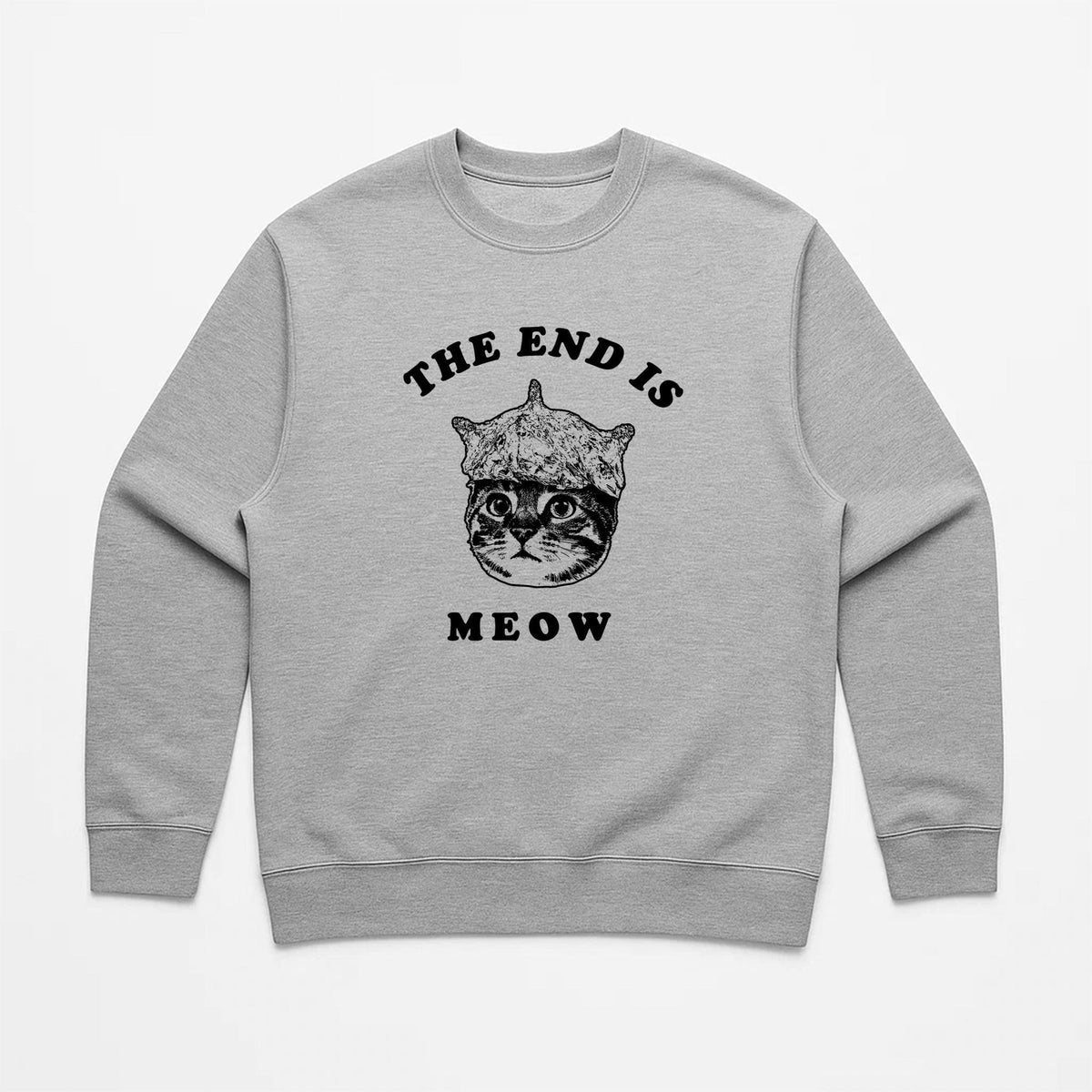 Unisex | The End Is Meow | Crewneck Sweatshirt
