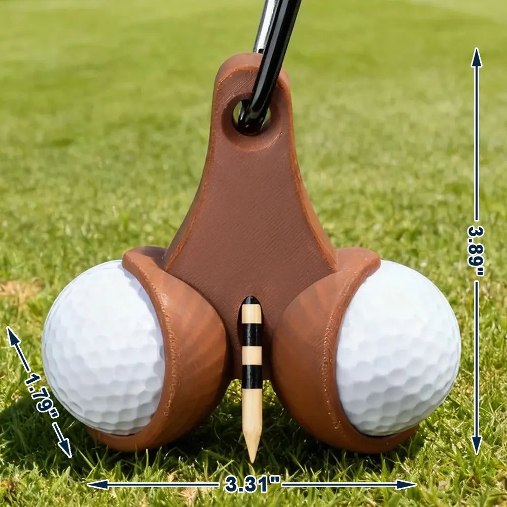 Custom Photo Best Daddy By Par - Personalized 3D Printed Golf Ball Tee Holder