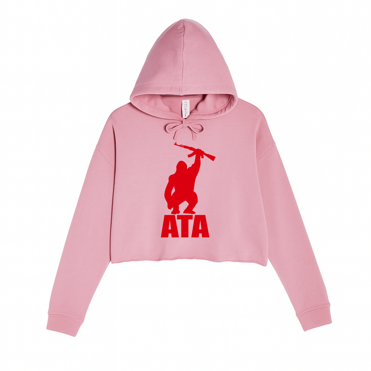 Women's | ATA Gorilla Logo | Crop Hoodie