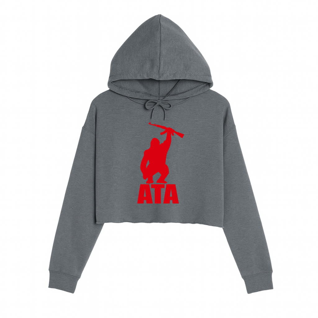 Women's | ATA Gorilla Logo | Crop Hoodie