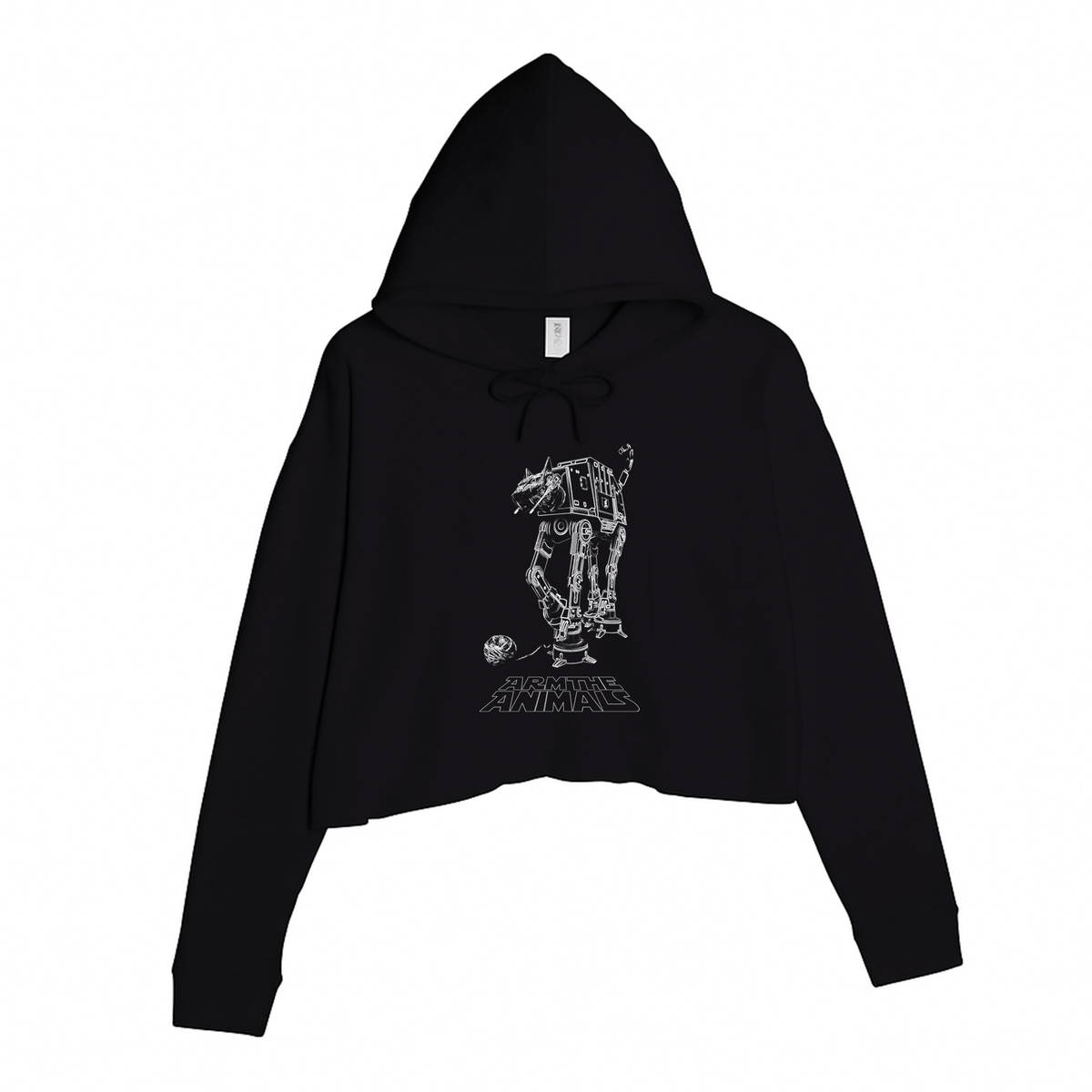 Women's | Cat-At | Crop Hoodie