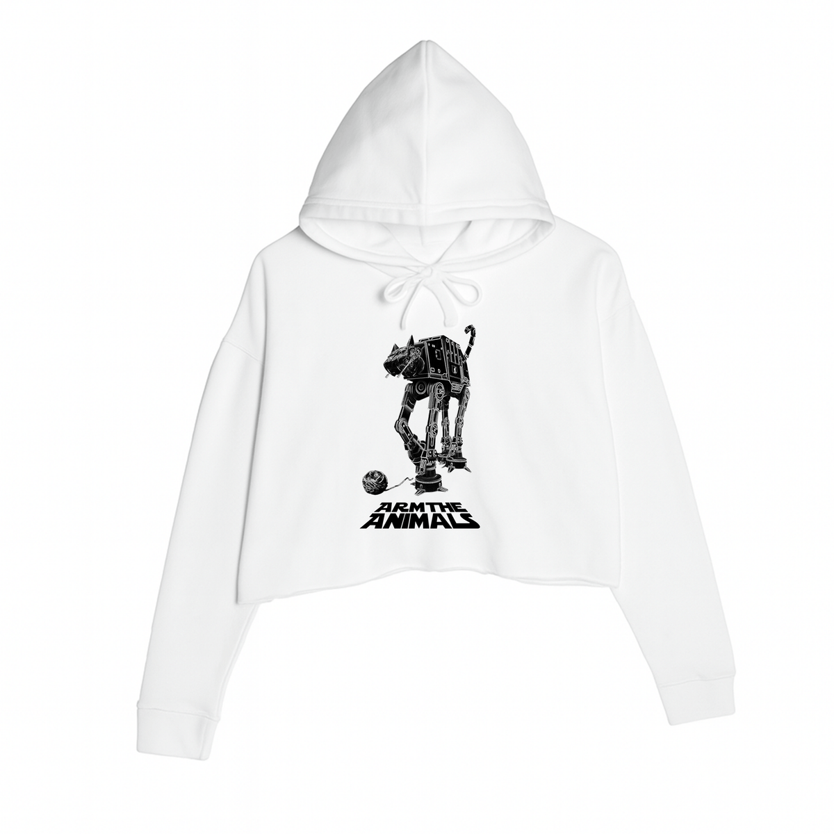 Women's | Cat-At | Crop Hoodie