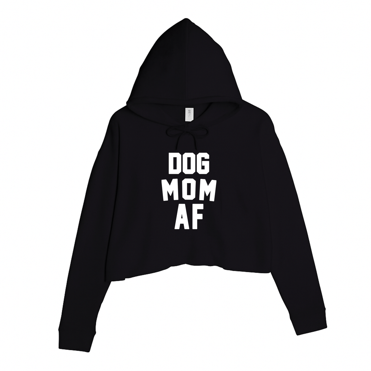 Women's | Dog Mom AF | Crop Hoodie