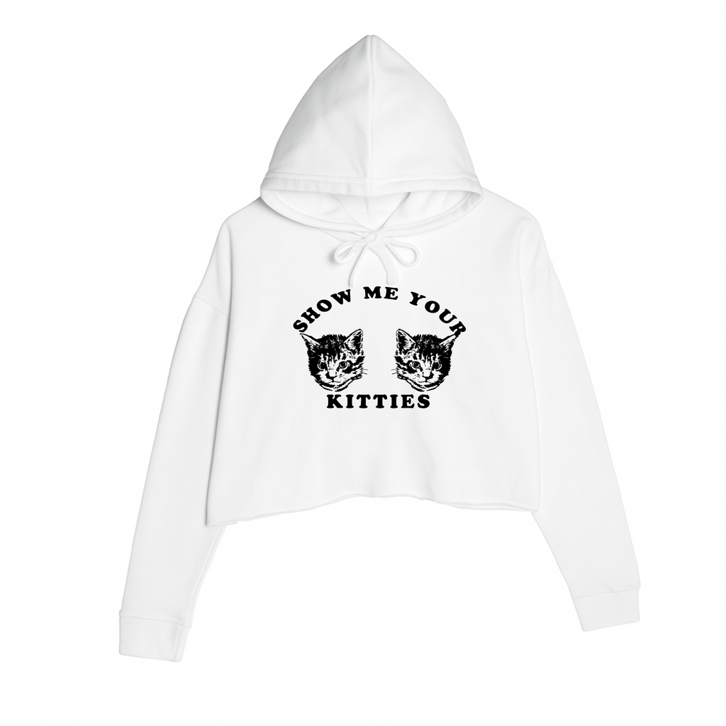 Women's | My Kitties | Crop Hoodie