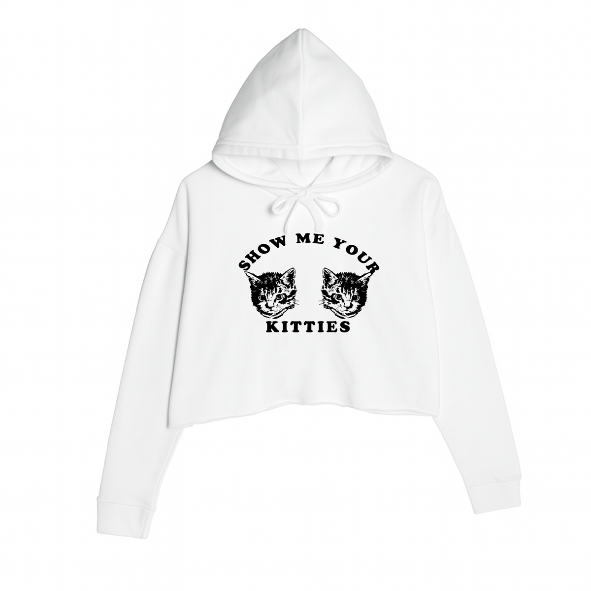 Women's | My Kitties | Crop Hoodie